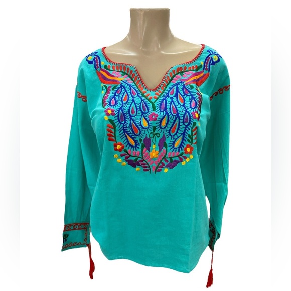 Peacocks Mexican Mint Top - Picture 1 of 1